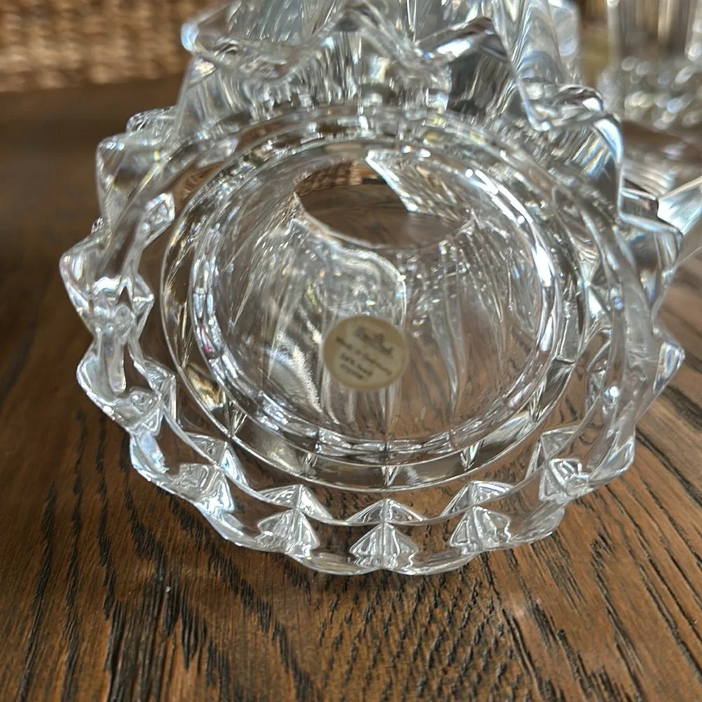 Rosenthal Blossom Art Deco Lead Crystal Pitcher Early 20th century